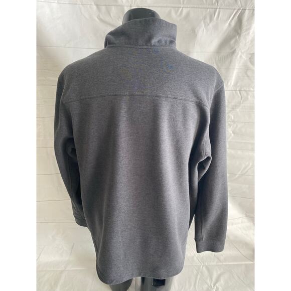 The North Face 1/4 Zip Mock Neck Gray Pullover Sweatshirt Men’s  XXLARGE MINT‼️ - Picture 5 of 8